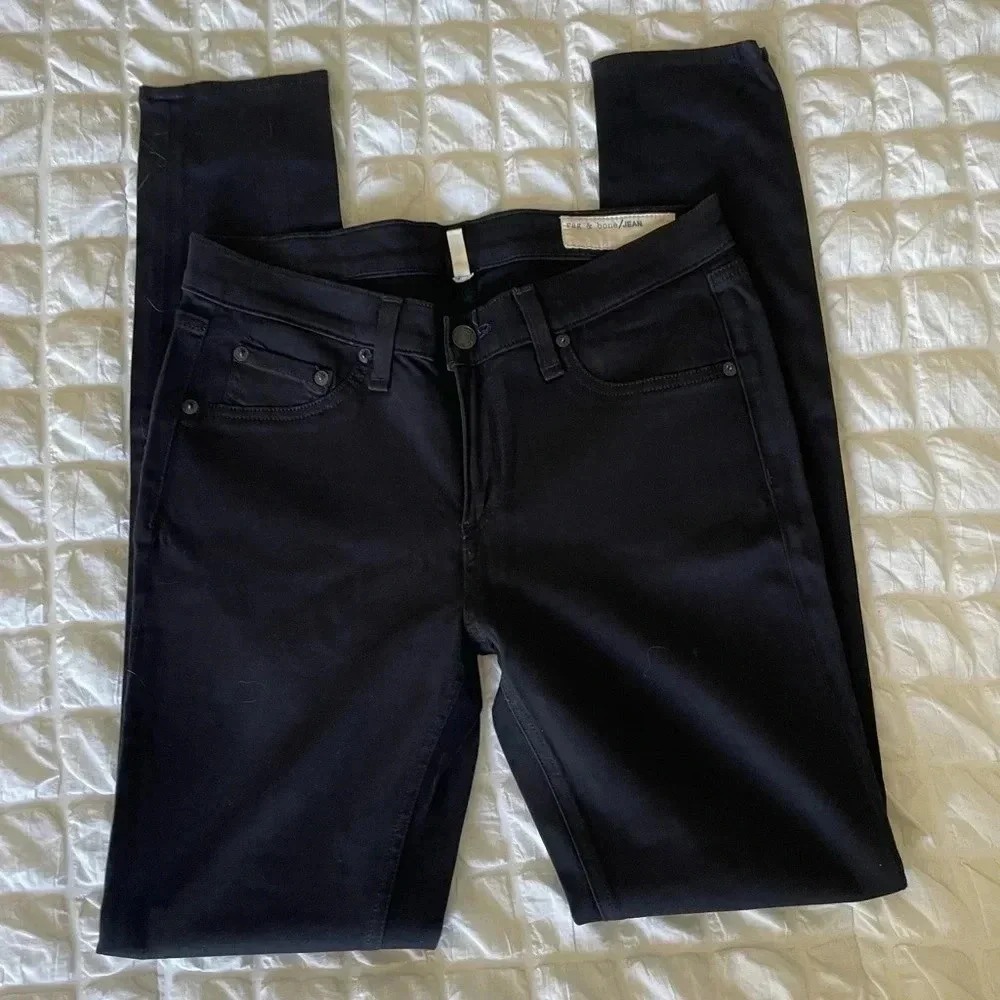 Rag & Bone black knit legging skinny pants